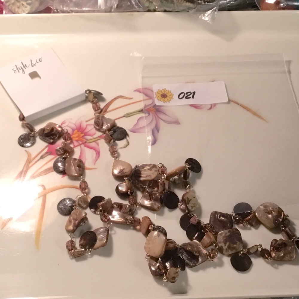 #21 beaded necklace